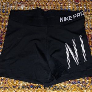 black nike pro dri-fit shorts